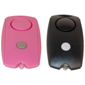 Mini Personal Alarm 120dB with LED Flashlight (Black)